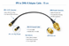 Антенный переходник IPX to SMA-K 15 cm, IPX SMA мама, IPX SMA female, U.fl SMA female RG1.13 15145 фото 2