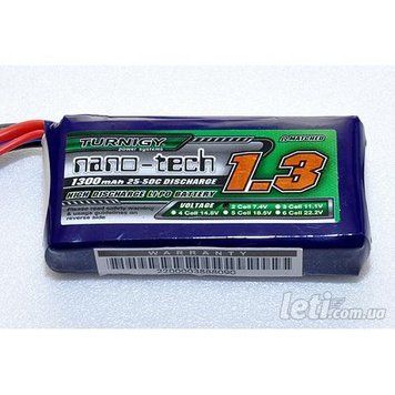 Turnigy Nano-Tech 1300mah 2S 25C 2s1300mah25c фото
