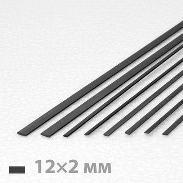 Рейка карбонова 12&times;2&times;1000 мм str1220 фото