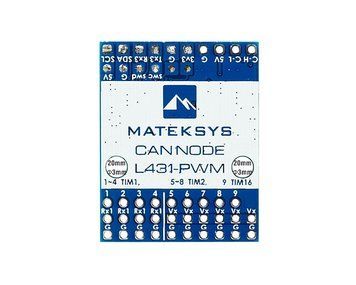 Конвертер сигналу Matek DroneCAN to PWM adapter, AP Periph (CAN-L4-PWM / L431PWM) 431 фото
